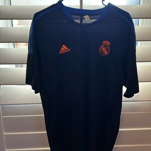 Used Real Madrid training top jersey